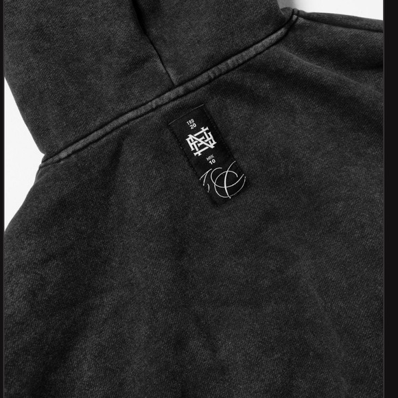 Flag Nor Fail oversize cropped Women's hoodie NWT - Picture 4 of 5